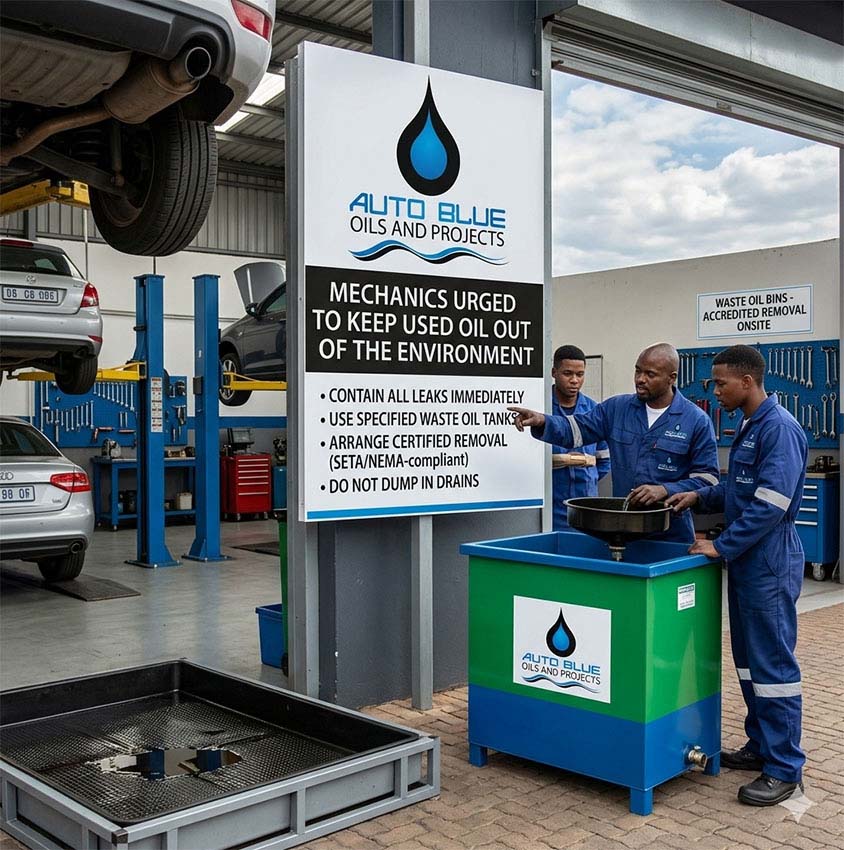 Used oil recycling